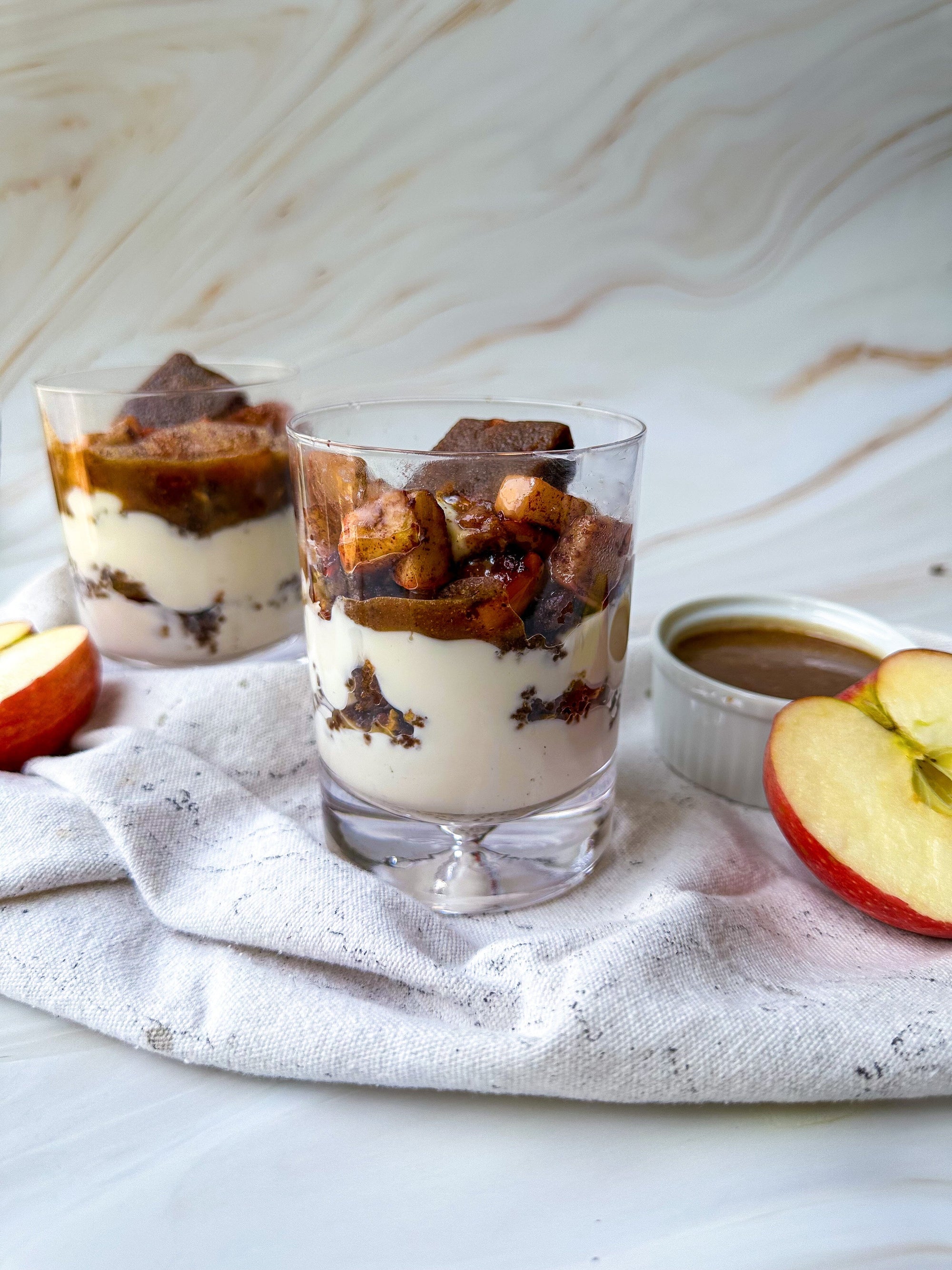 Brownie Cheesecake Highballs