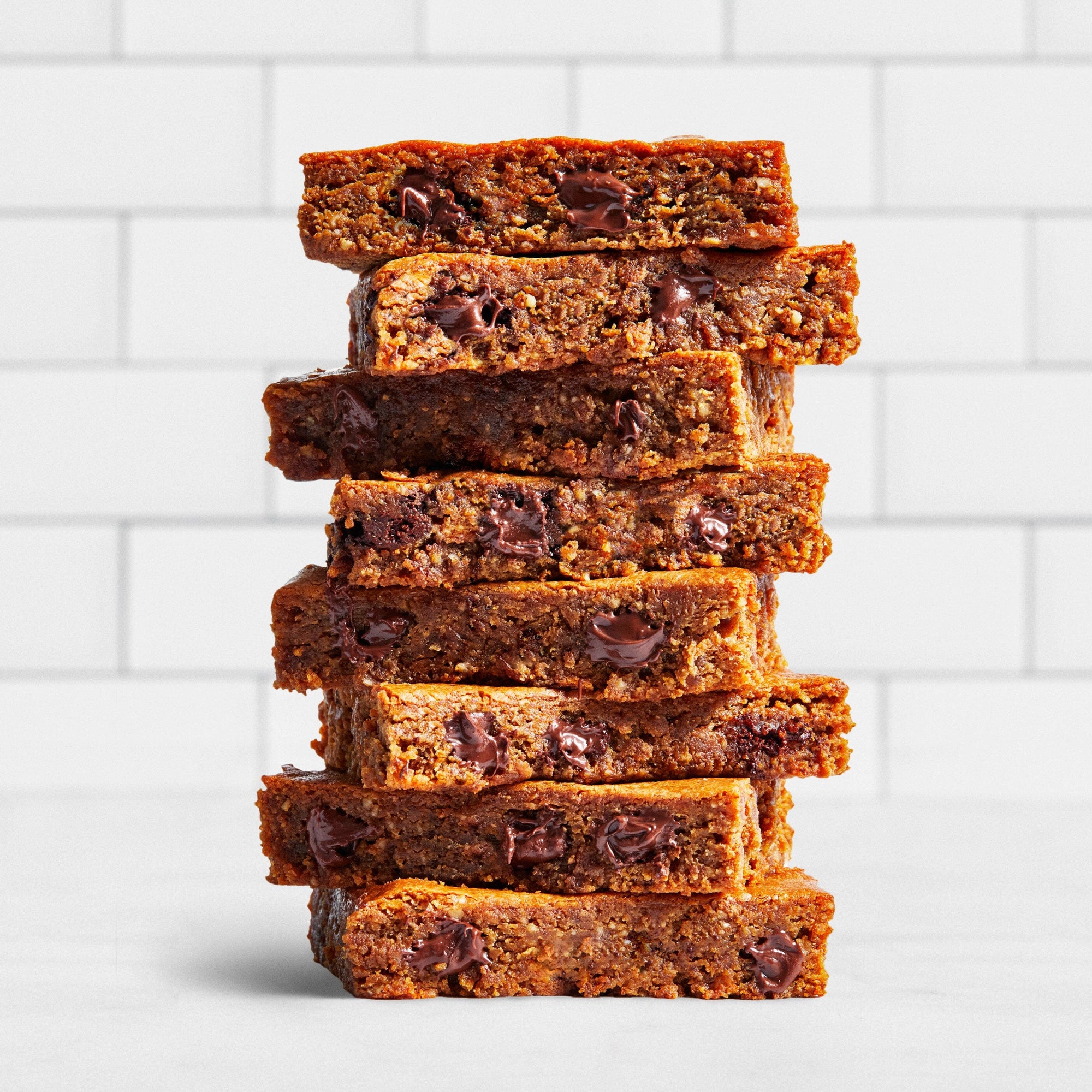 Almond Butter Chocolate Chip Blondie blondie dalci