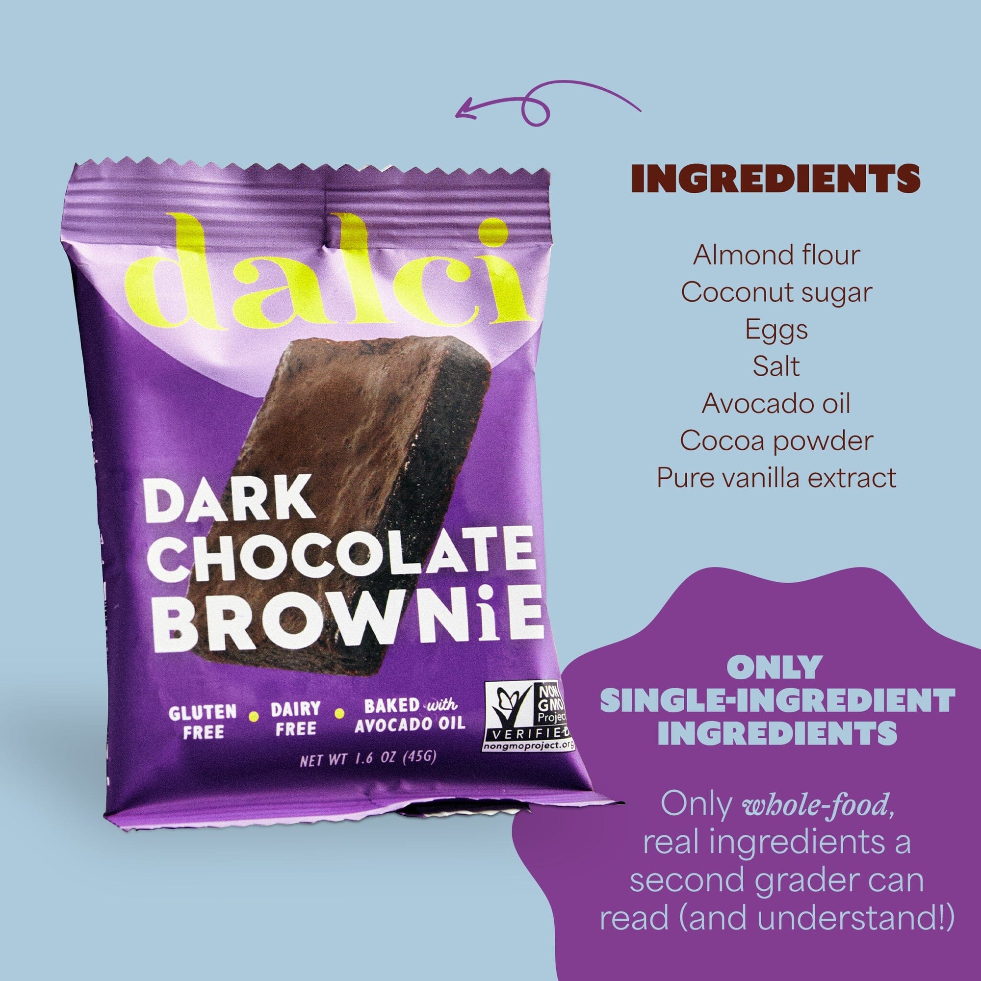 Dark Chocolate Brownie brownie dalci 